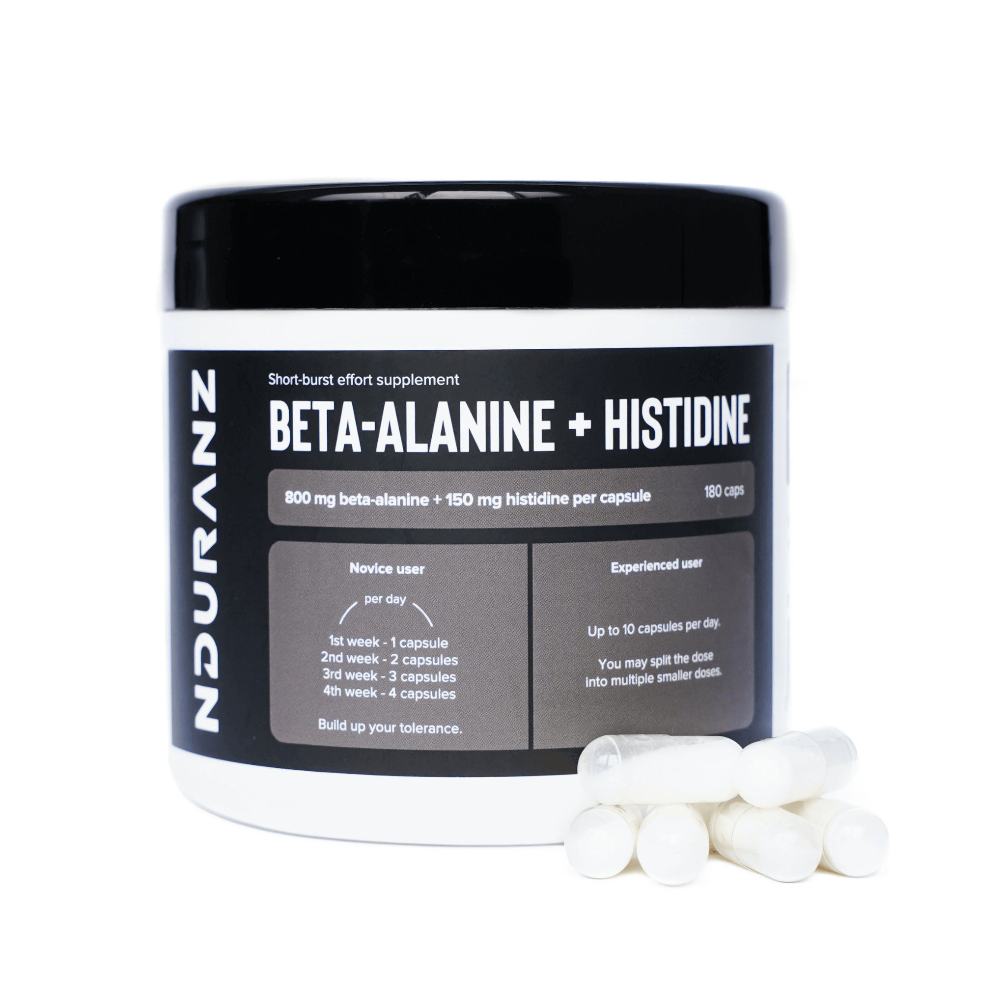 Beta Alanine + Histidine - 180 capsules